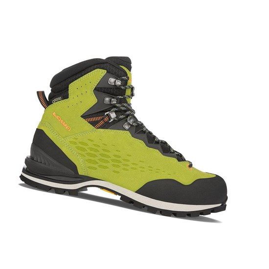 Bottes Randonnée Lowa Cadin GTX Mid Homme Lime | OHBV40751