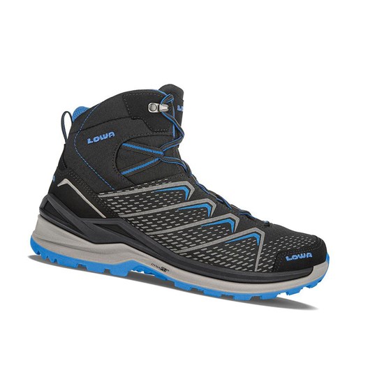 Bottes Randonnée Lowa Ferrox Pro GTX Mid Homme Noir Bleu | TFLA23761