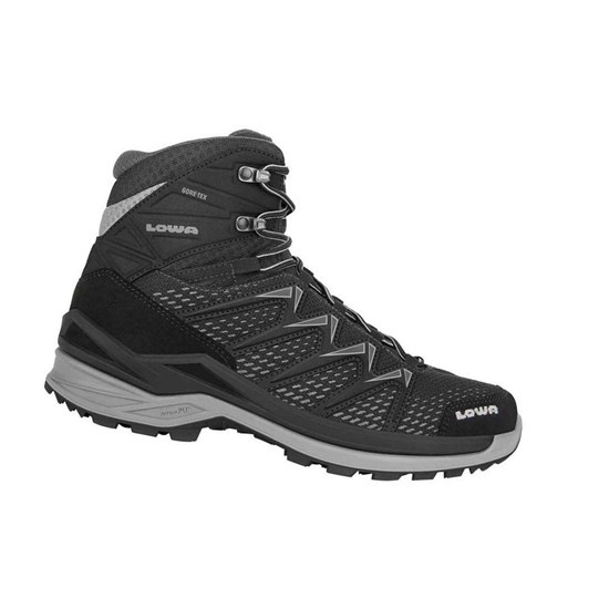 Bottes Randonnée Lowa Innox Pro GTX Mid Homme Noir Grise | TWCZ98407