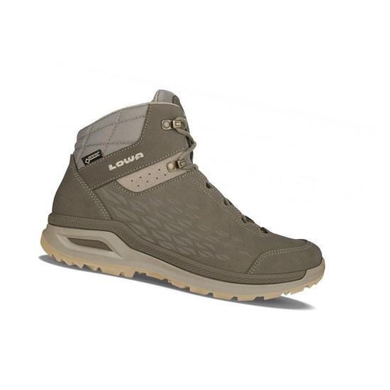 Bottes Randonnée Lowa Locarno GTX QC WS Femme Taupe / Stone | BXKH49058