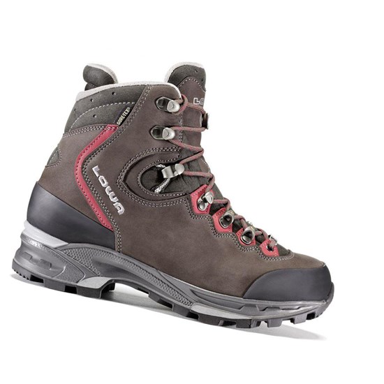 Bottes Randonnée Lowa Mauria GTX WS Femme Marron Bordeaux | MFOK67418