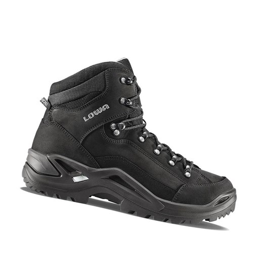 Bottes Randonnée Lowa Renegade LL Mid Homme Noir | NGEM91532