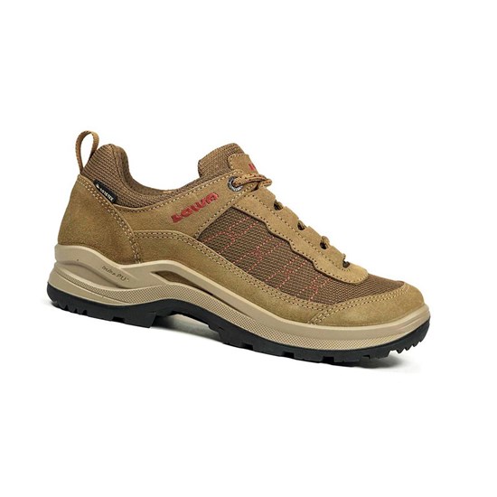 Bottes Randonnée Lowa Taurus Pro GTX LO WS Femme Taupe / Terracotta | OIZE63471