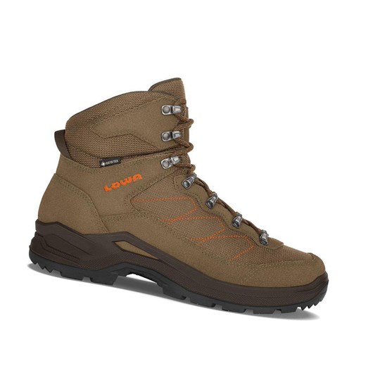 Bottes Randonnée Lowa Taurus Pro GTX Mid Homme Marron | OLSW68197