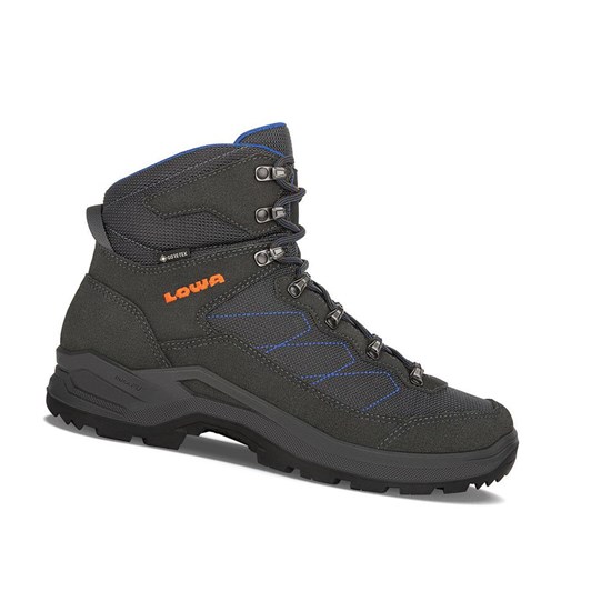 Bottes Randonnée Lowa Taurus Pro GTX Mid Homme Anthracite | RUPV96735
