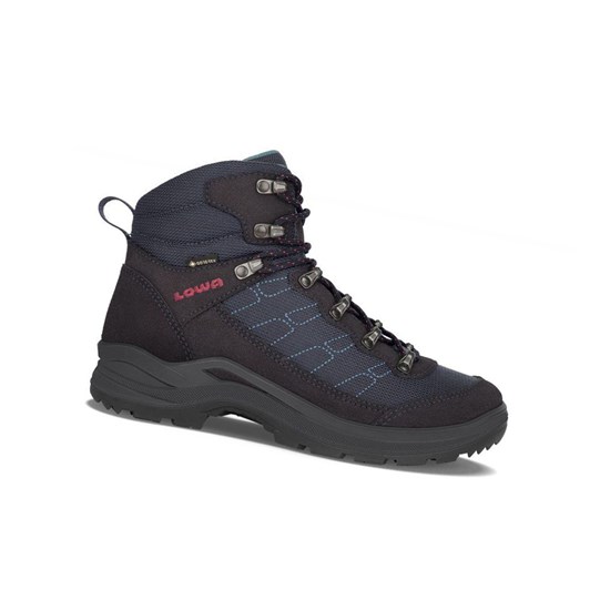 Bottes Randonnée Lowa Taurus Pro GTX Mid WS Femme Bleu Marine | UXAM82950