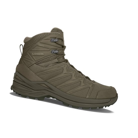 Bottes Tactiques Lowa Innox Pro GTX Mid TF Homme Vert | RCNX56248