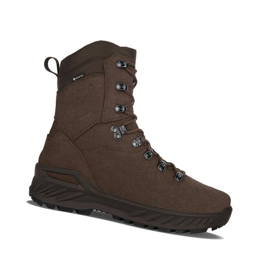 Bottes Tactiques Lowa R-8 GTX Thermo Homme Marron Foncé | AZFQ86142