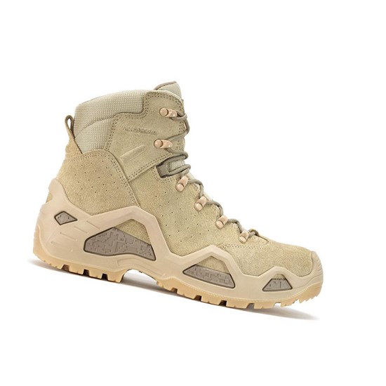 Bottes Tactiques Lowa Z-6S Homme Desert | HXPO36057