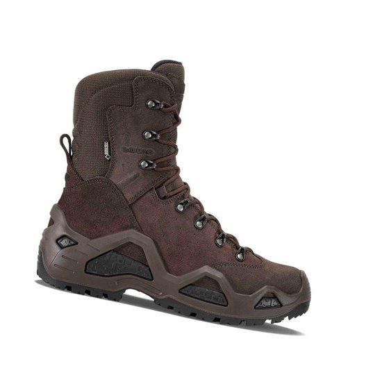 Bottes Tactiques Lowa Z-8S GTX C Homme Marron Foncé | RTDI38056