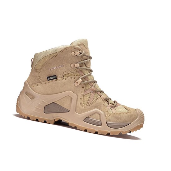 Bottes Tactiques Lowa Zephyr GTX Mid TF WS Femme Desert | NKHU29508