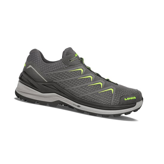 Chaussures de Marche Lowa Ferrox Pro GTX LO Homme Graphite / Lime | DZMF15286
