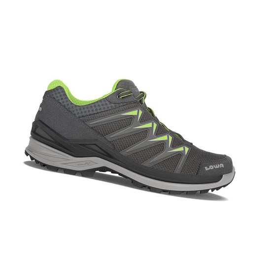 Chaussures de Marche Lowa Innox Pro LO Homme Graphite / Lime | YQKN24380