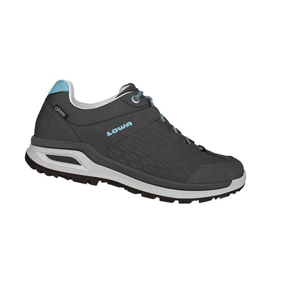 Chaussures de Marche Lowa Locarno GTX LO WS Femme Turquoise | DQTF40263