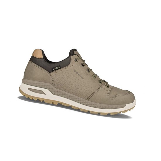 Chaussures de Marche Lowa Locarno GTX LO Homme Beige | MRIA28069