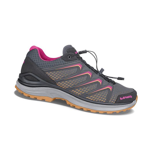 Chaussures de Marche Lowa Maddox GTX LO WS Femme Grise | HKET04186