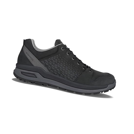 Chaussures de Marche Lowa Strato Evo LL LO Homme Noir | AOZF86793