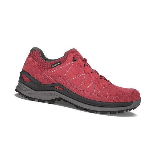 Chaussures de Marche Lowa Toro Evo GTX LO WS Femme Rouge | AHCX43071