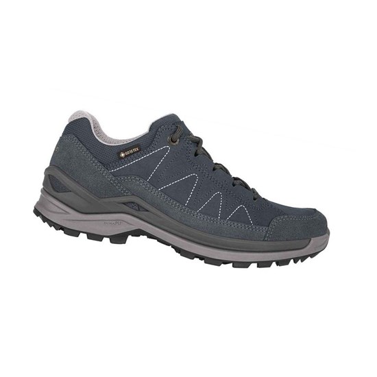 Chaussures de Marche Lowa Toro Evo GTX LO WS Femme Bleu Marine Grise | ZELH81329