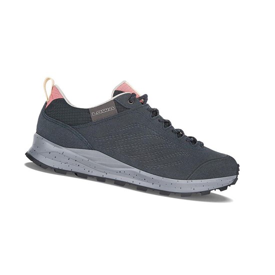 Chaussures de Marche Lowa Valletta WS Femme Bleu Marine | KHNT25867
